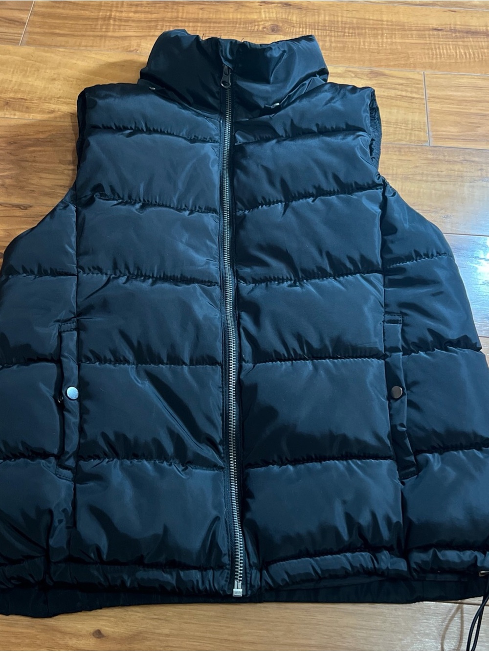 Arizona Jeans Co. Puffer Vest Black Women’s Small